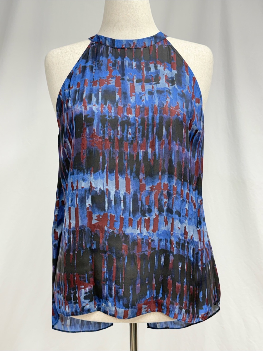BB Dakota Halter-Neck Print Camisole Semi Open Back